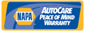 We offer and honor NAPA AutoCare Peace of Mind Warranties. | Fort Collins Auto Repair